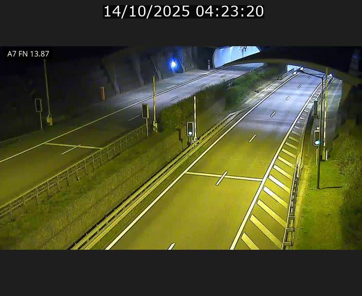<h2>Caméra trafic Luxembourg - A7, Tunnel Gousselerbierg, entrée nord, direction Lorentzweiler</h2>