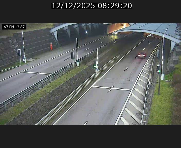 <h2>Caméra trafic Luxembourg - A7, Tunnel Gousselerbierg, entrée nord, direction Lorentzweiler</h2>