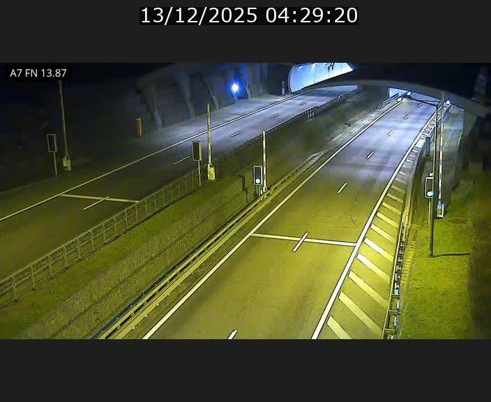 <h2>Caméra trafic Luxembourg - A7, Tunnel Gousselerbierg, entrée nord, direction Lorentzweiler</h2>