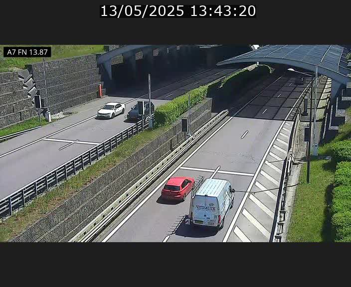 <h2>Caméra trafic Luxembourg - A7, Tunnel Gousselerbierg, entrée nord, direction Lorentzweiler</h2>