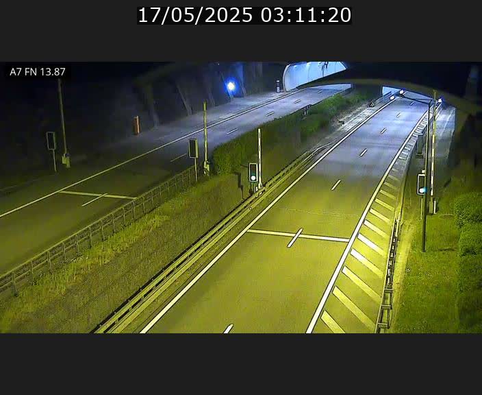 <h2>Caméra trafic Luxembourg - A7, Tunnel Gousselerbierg, entrée nord, direction Lorentzweiler</h2>