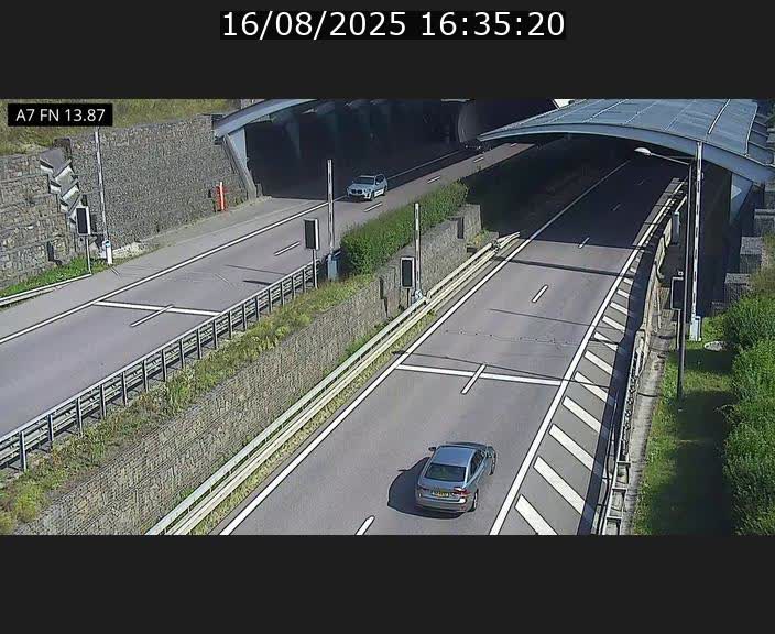 <h2>Caméra trafic Luxembourg - A7, Tunnel Gousselerbierg, entrée nord, direction Lorentzweiler</h2>