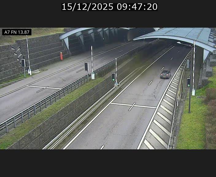 <h2>Caméra trafic Luxembourg - A7, Tunnel Gousselerbierg, entrée nord, direction Lorentzweiler</h2>