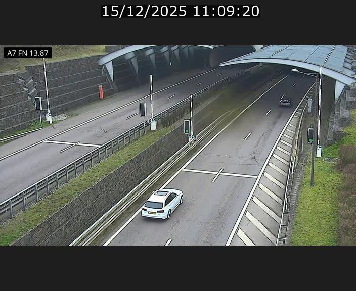 <h2>Caméra trafic Luxembourg - A7, Tunnel Gousselerbierg, entrée nord, direction Lorentzweiler</h2>