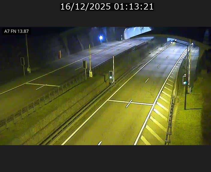 <h2>Caméra trafic Luxembourg - A7, Tunnel Gousselerbierg, entrée nord, direction Lorentzweiler</h2>