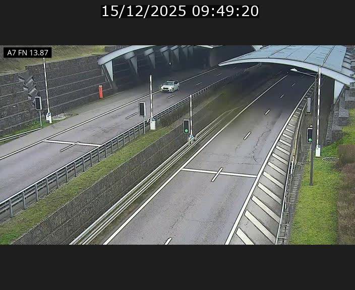 <h2>Caméra trafic Luxembourg - A7, Tunnel Gousselerbierg, entrée nord, direction Lorentzweiler</h2>