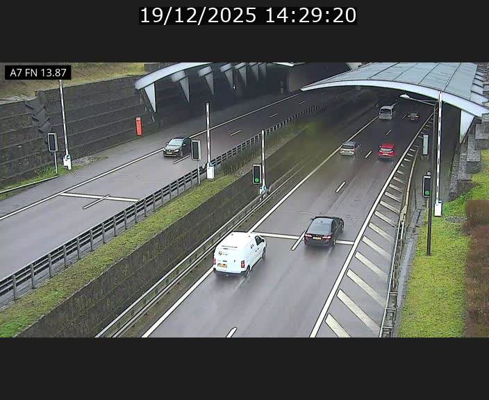 <h2>Caméra trafic Luxembourg - A7, Tunnel Gousselerbierg, entrée nord, direction Lorentzweiler</h2>