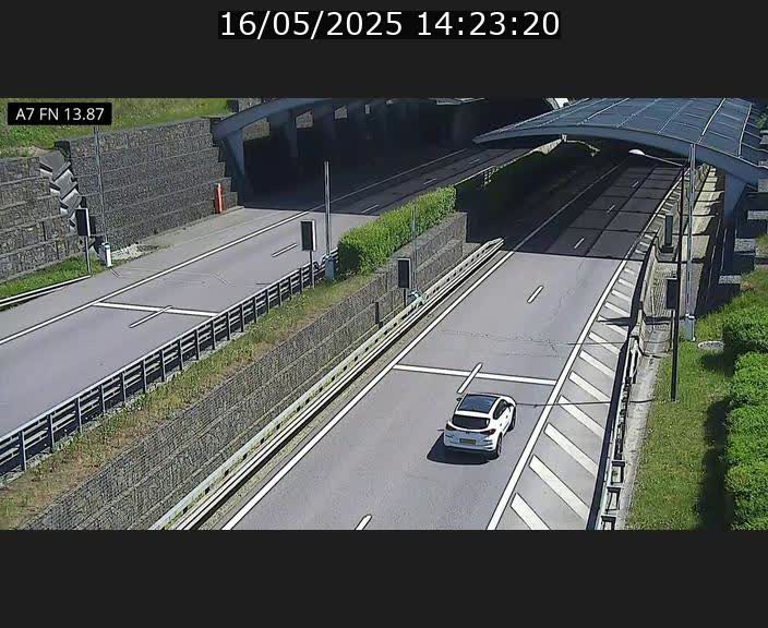 <h2>Caméra trafic Luxembourg - A7, Tunnel Gousselerbierg, entrée nord, direction Lorentzweiler</h2>