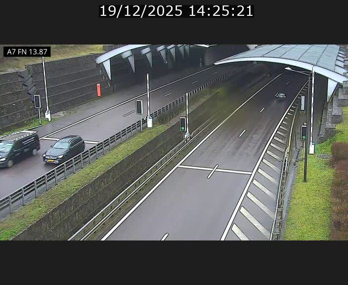 <h2>Caméra trafic Luxembourg - A7, Tunnel Gousselerbierg, entrée nord, direction Lorentzweiler</h2>