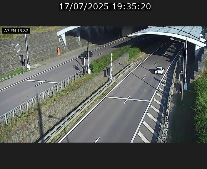 <h2>Caméra trafic Luxembourg - A7, Tunnel Gousselerbierg, entrée nord, direction Lorentzweiler</h2>
