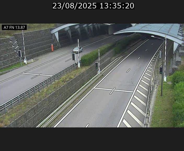 <h2>Caméra trafic Luxembourg - A7, Tunnel Gousselerbierg, entrée nord, direction Lorentzweiler</h2>