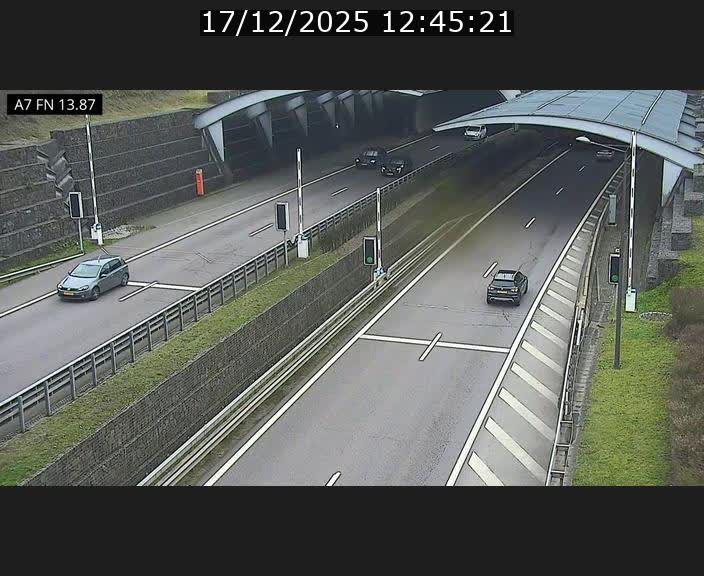 <h2>Caméra trafic Luxembourg - A7, Tunnel Gousselerbierg, entrée nord, direction Lorentzweiler</h2>