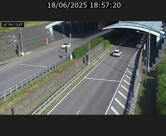 <h2>Caméra trafic Luxembourg - A7, Tunnel Gousselerbierg, entrée nord, direction Lorentzweiler</h2>