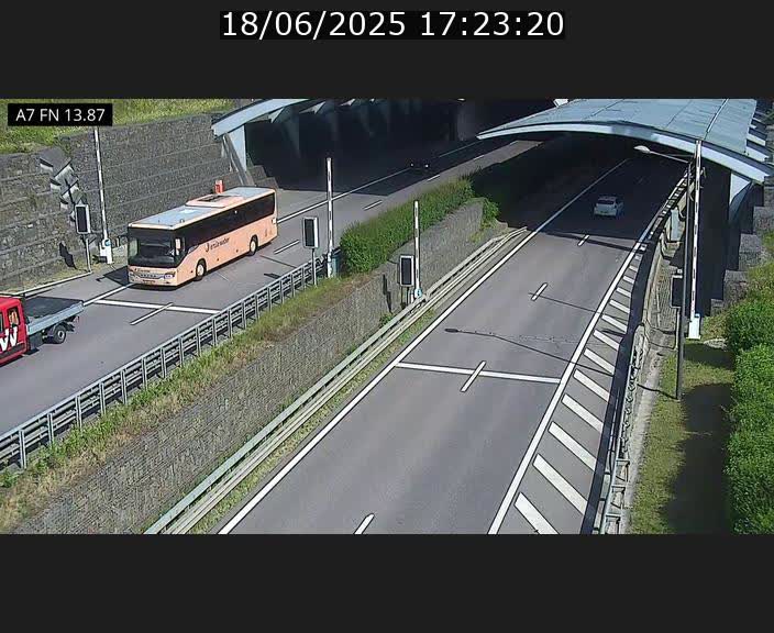 <h2>Caméra trafic Luxembourg - A7, Tunnel Gousselerbierg, entrée nord, direction Lorentzweiler</h2>