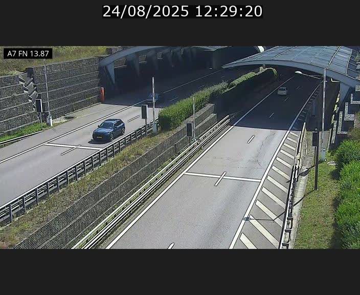 <h2>Caméra trafic Luxembourg - A7, Tunnel Gousselerbierg, entrée nord, direction Lorentzweiler</h2>