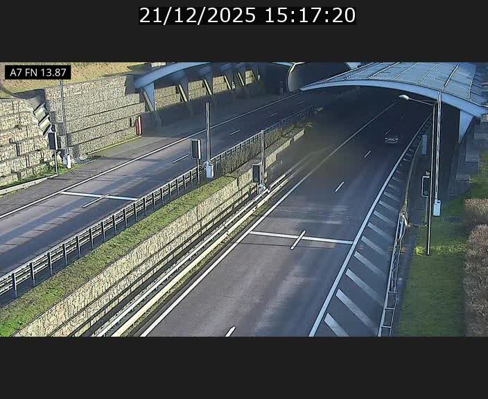 <h2>Caméra trafic Luxembourg - A7, Tunnel Gousselerbierg, entrée nord, direction Lorentzweiler</h2>