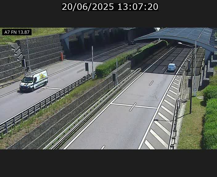 <h2>Caméra trafic Luxembourg - A7, Tunnel Gousselerbierg, entrée nord, direction Lorentzweiler</h2>