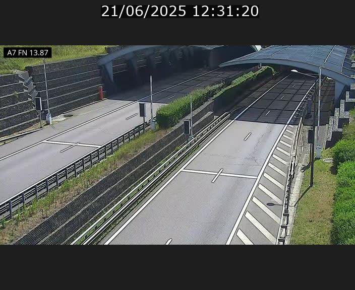 <h2>Caméra trafic Luxembourg - A7, Tunnel Gousselerbierg, entrée nord, direction Lorentzweiler</h2>