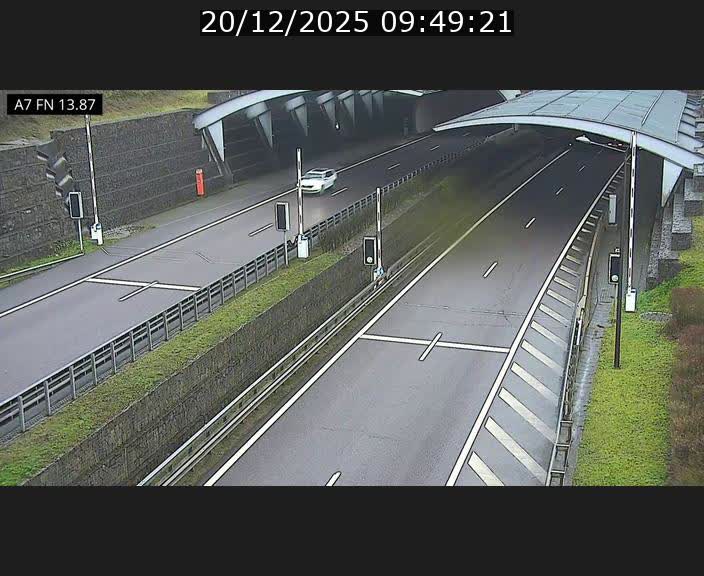 <h2>Caméra trafic Luxembourg - A7, Tunnel Gousselerbierg, entrée nord, direction Lorentzweiler</h2>
