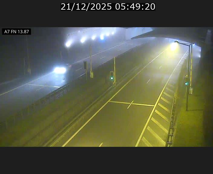 <h2>Caméra trafic Luxembourg - A7, Tunnel Gousselerbierg, entrée nord, direction Lorentzweiler</h2>