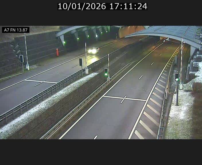 <h2>Caméra trafic Luxembourg - A7, Tunnel Gousselerbierg, entrée nord, direction Lorentzweiler</h2>