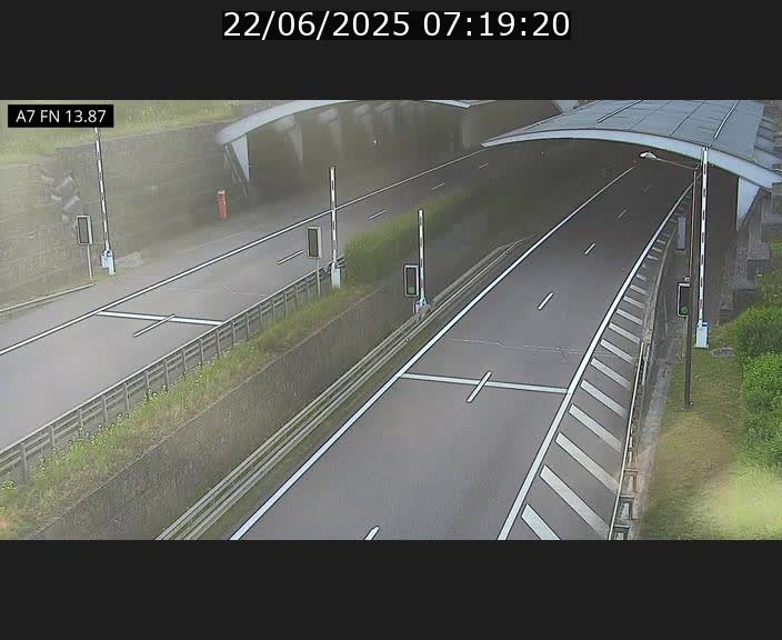 <h2>Caméra trafic Luxembourg - A7, Tunnel Gousselerbierg, entrée nord, direction Lorentzweiler</h2>