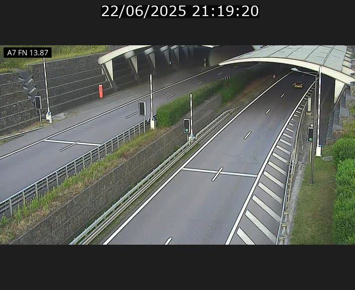 <h2>Caméra trafic Luxembourg - A7, Tunnel Gousselerbierg, entrée nord, direction Lorentzweiler</h2>