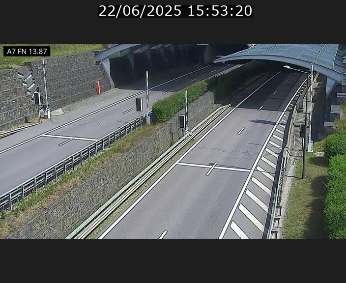 <h2>Caméra trafic Luxembourg - A7, Tunnel Gousselerbierg, entrée nord, direction Lorentzweiler</h2>