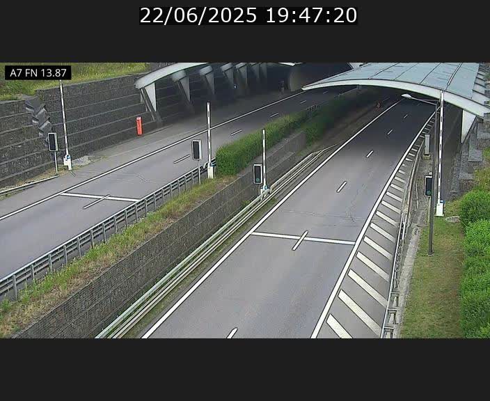 <h2>Caméra trafic Luxembourg - A7, Tunnel Gousselerbierg, entrée nord, direction Lorentzweiler</h2>
