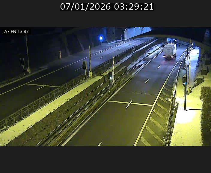 <h2>Caméra trafic Luxembourg - A7, Tunnel Gousselerbierg, entrée nord, direction Lorentzweiler</h2>