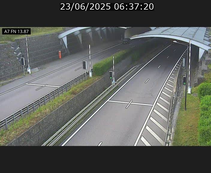 <h2>Caméra trafic Luxembourg - A7, Tunnel Gousselerbierg, entrée nord, direction Lorentzweiler</h2>