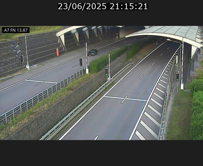 <h2>Caméra trafic Luxembourg - A7, Tunnel Gousselerbierg, entrée nord, direction Lorentzweiler</h2>