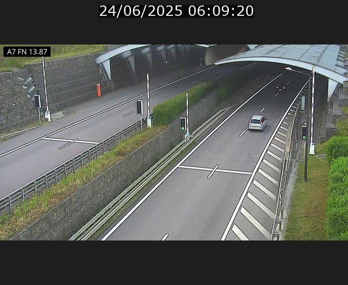 <h2>Caméra trafic Luxembourg - A7, Tunnel Gousselerbierg, entrée nord, direction Lorentzweiler</h2>