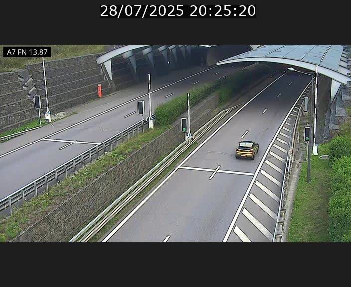 <h2>Caméra trafic Luxembourg - A7, Tunnel Gousselerbierg, entrée nord, direction Lorentzweiler</h2>