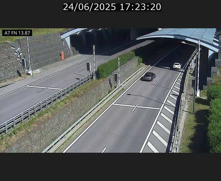 <h2>Caméra trafic Luxembourg - A7, Tunnel Gousselerbierg, entrée nord, direction Lorentzweiler</h2>
