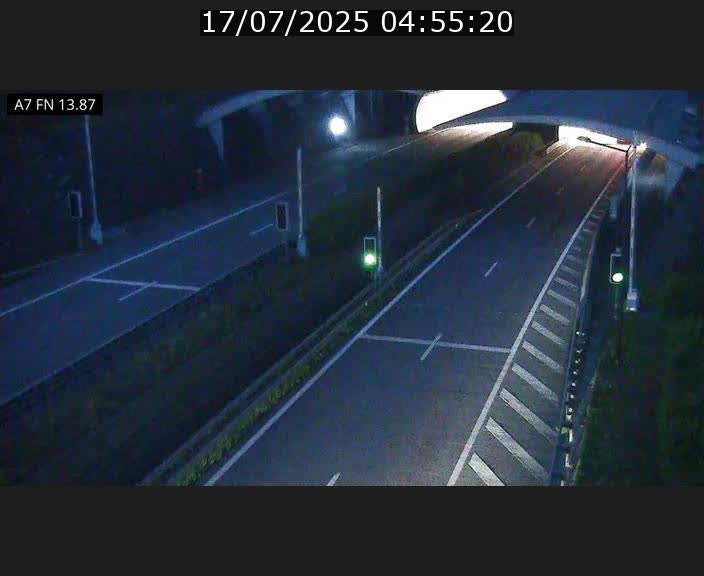 <h2>Caméra trafic Luxembourg - A7, Tunnel Gousselerbierg, entrée nord, direction Lorentzweiler</h2>