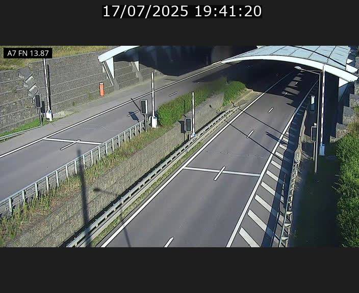 <h2>Caméra trafic Luxembourg - A7, Tunnel Gousselerbierg, entrée nord, direction Lorentzweiler</h2>
