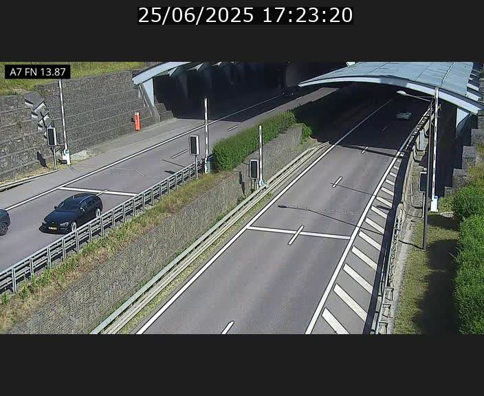 <h2>Caméra trafic Luxembourg - A7, Tunnel Gousselerbierg, entrée nord, direction Lorentzweiler</h2>