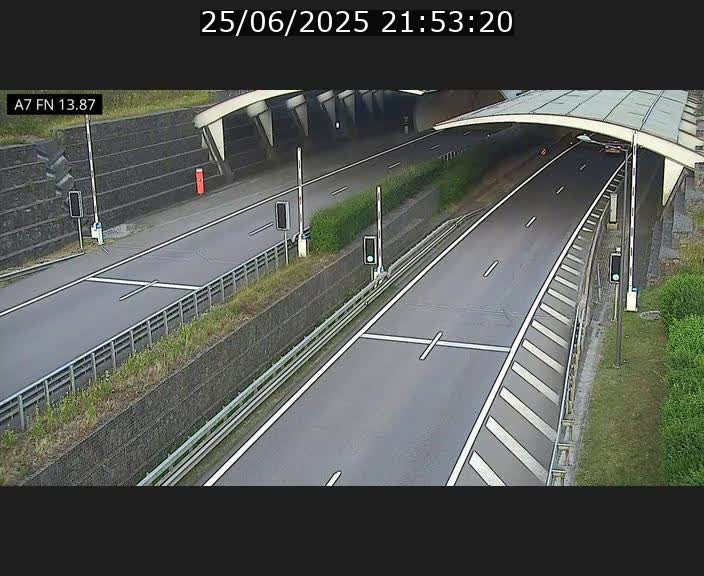 <h2>Caméra trafic Luxembourg - A7, Tunnel Gousselerbierg, entrée nord, direction Lorentzweiler</h2>