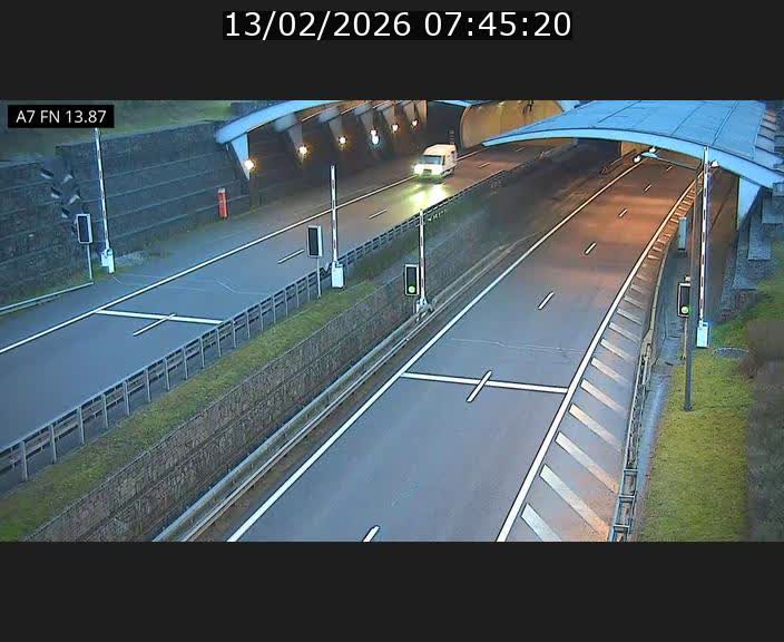 <h2>Caméra trafic Luxembourg - A7, Tunnel Gousselerbierg, entrée nord, direction Lorentzweiler</h2>