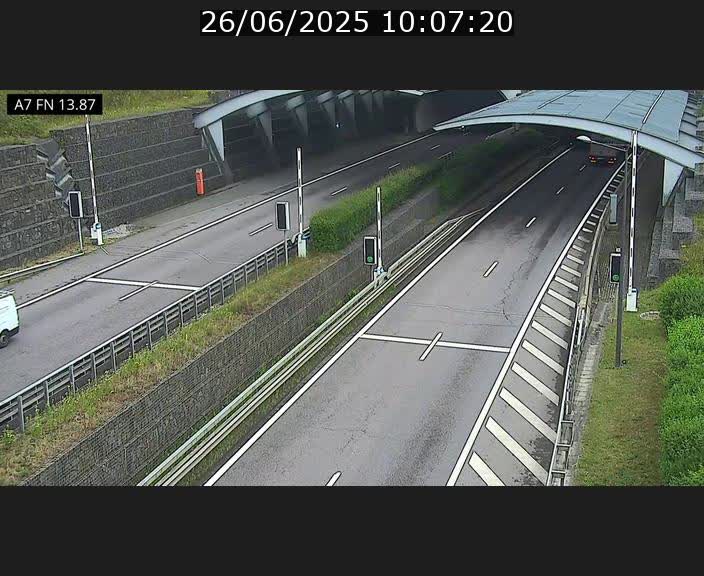 <h2>Caméra trafic Luxembourg - A7, Tunnel Gousselerbierg, entrée nord, direction Lorentzweiler</h2>
