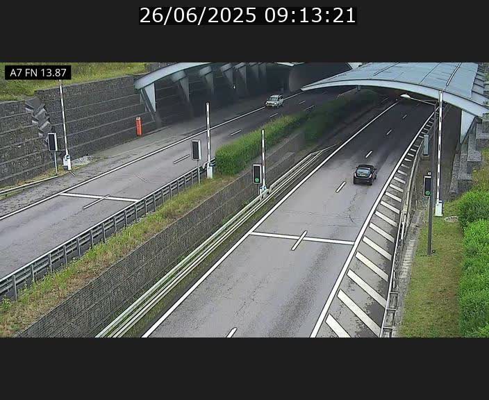 <h2>Caméra trafic Luxembourg - A7, Tunnel Gousselerbierg, entrée nord, direction Lorentzweiler</h2>