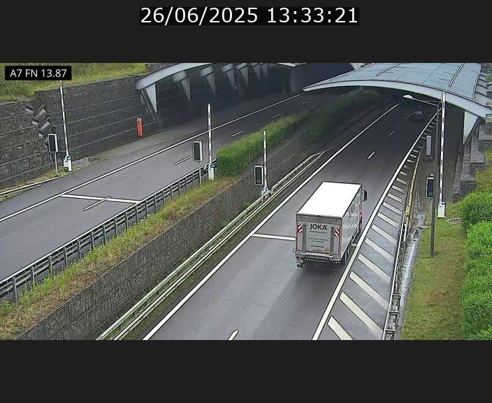 <h2>Caméra trafic Luxembourg - A7, Tunnel Gousselerbierg, entrée nord, direction Lorentzweiler</h2>