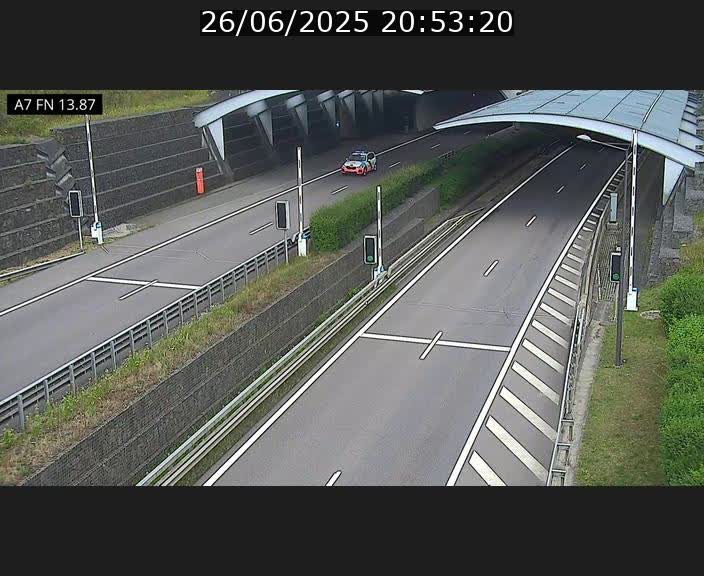 <h2>Caméra trafic Luxembourg - A7, Tunnel Gousselerbierg, entrée nord, direction Lorentzweiler</h2>