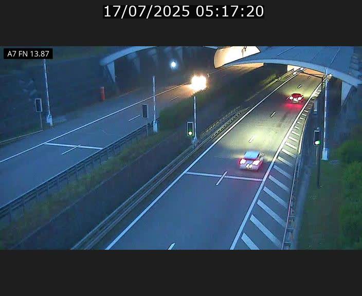 <h2>Caméra trafic Luxembourg - A7, Tunnel Gousselerbierg, entrée nord, direction Lorentzweiler</h2>