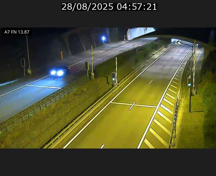 <h2>Caméra trafic Luxembourg - A7, Tunnel Gousselerbierg, entrée nord, direction Lorentzweiler</h2>