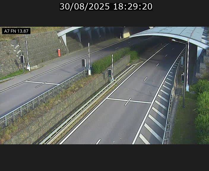 <h2>Caméra trafic Luxembourg - A7, Tunnel Gousselerbierg, entrée nord, direction Lorentzweiler</h2>