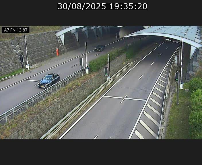 <h2>Caméra trafic Luxembourg - A7, Tunnel Gousselerbierg, entrée nord, direction Lorentzweiler</h2>