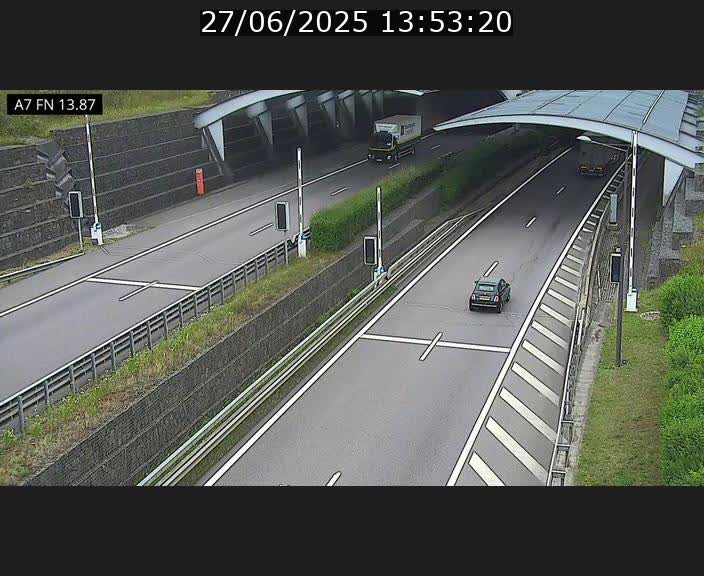 <h2>Caméra trafic Luxembourg - A7, Tunnel Gousselerbierg, entrée nord, direction Lorentzweiler</h2>