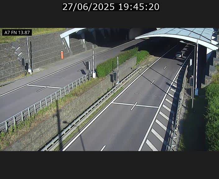 <h2>Caméra trafic Luxembourg - A7, Tunnel Gousselerbierg, entrée nord, direction Lorentzweiler</h2>